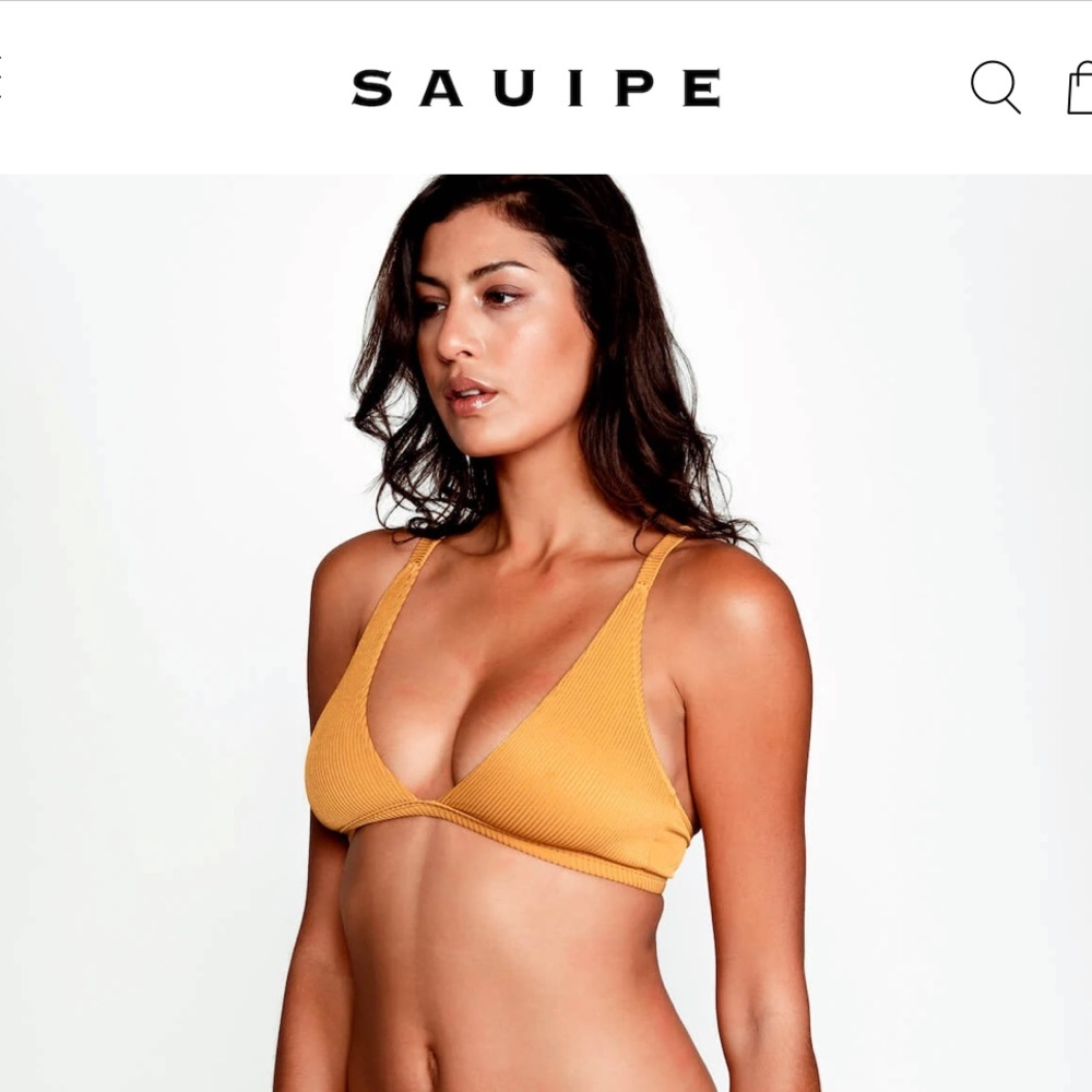 Sauipe ribbed gold bikini size MED